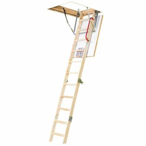 Fakro wooden loft ladder.