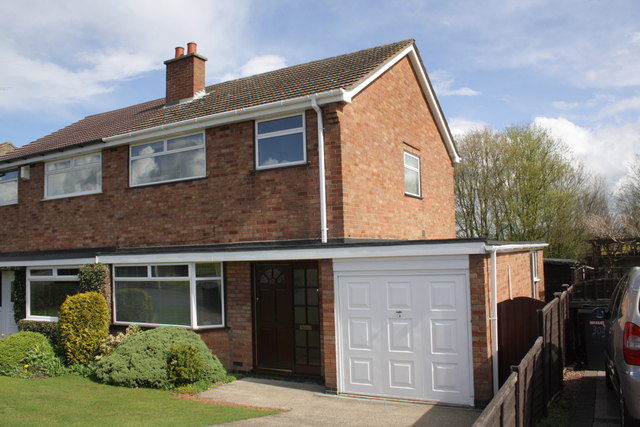 Large house with attached garage