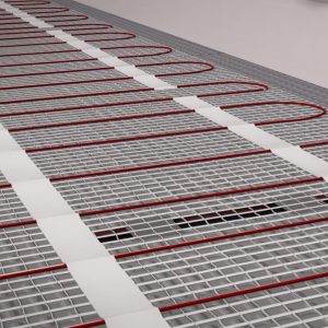 An example of dry (electric) underfloor heating