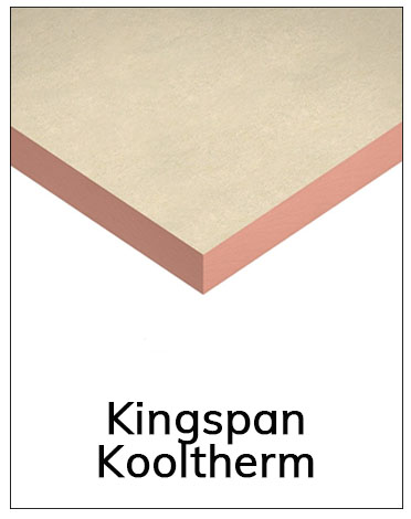 Kingspan Kooltherm insulation board.