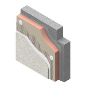 External insulation on solid walls