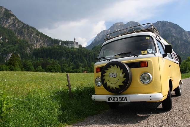 Campervan travelling in Germany