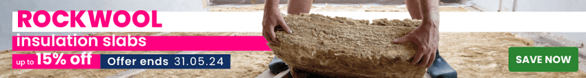 up to 15% off ROCKWOOL insulation