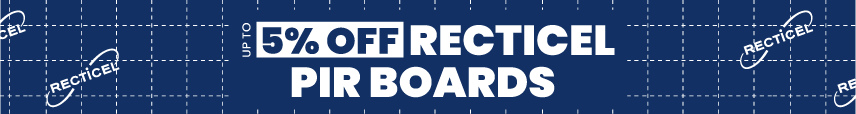 Up to 5% off Recticel PIR boards