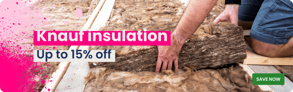 Knauf insulation up to 15% off  