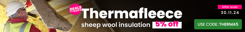 5% off Thermafleece sheep wool insulation