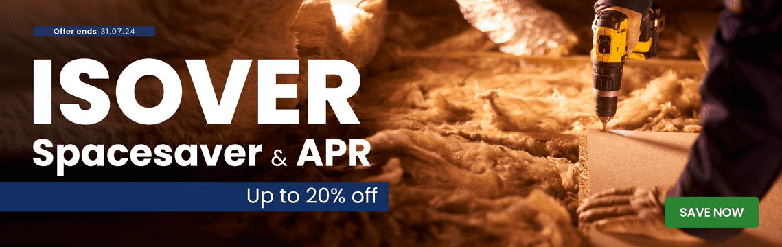 Up to 20% off Isover insulation 