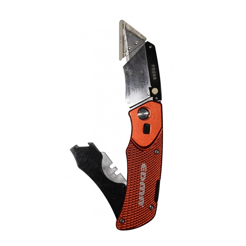 Plasterboard Cutter Folding Utility Knife with Belt Holster by EDMA
