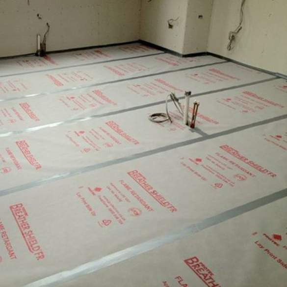Protec Breathershield FR Floor Protection 1m x 100m Roll Insulation