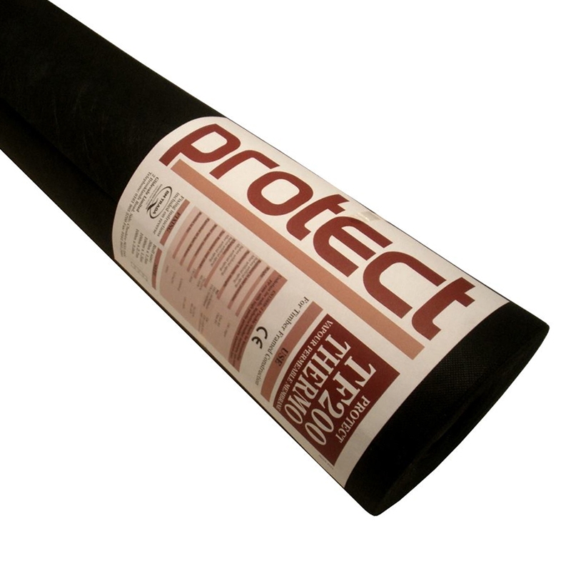 Protect TF200 Construction Breather Membrane in Black 1.5m x 100m