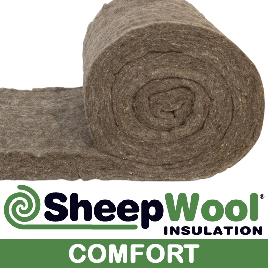 Comfort SheepWool Insulation 100pc Natural 150mm x 570mm ...